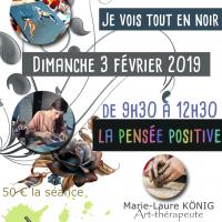 La pensee positive voir tout en noir deprime depression art therapie oise le plessis belleville senlis crepy en valois compiegne 60200 60800 60440 60330