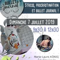 Stress procrastination bullet journal marie laure konig art therapeute oise 60 60800 60330 60300 60440 60200 crepy en valois senlis compiegne le plessis belleville nanteuil le haud