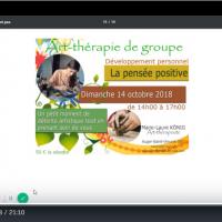 Vignette video la pensee positive art therapie de groupe 60800 60300 60330 60440 crepy en valois le plessis belleville senlis nanteuil le haudouin art therapeute
