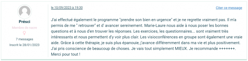 Art therapie de groupe en visio temoignage