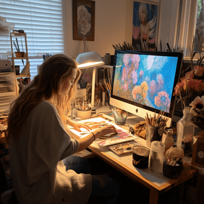 Art therapie et developpement personnel en teleconsultation