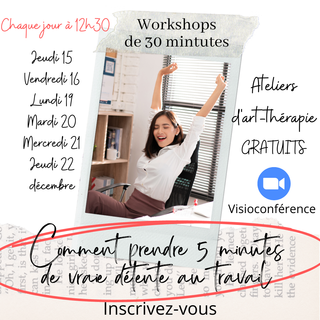 Comment prendre 5 minutes de détente au travail