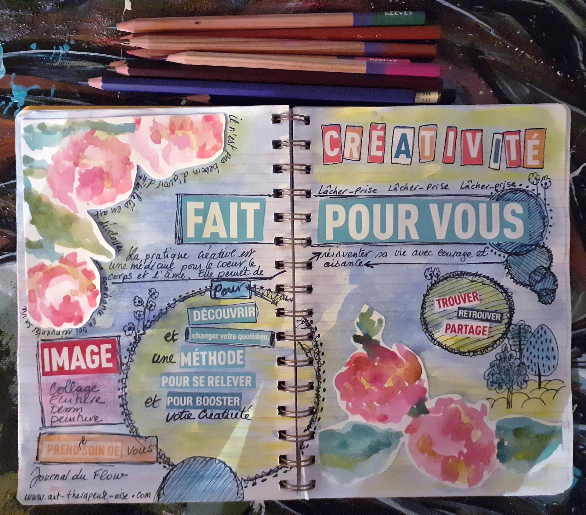 Creative journal le flow bien etre detente 2312