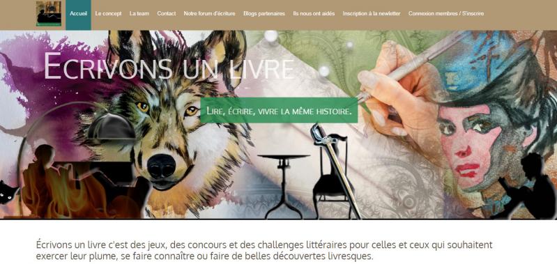 Ecrivonsunlivre.com un site d ecriture collective