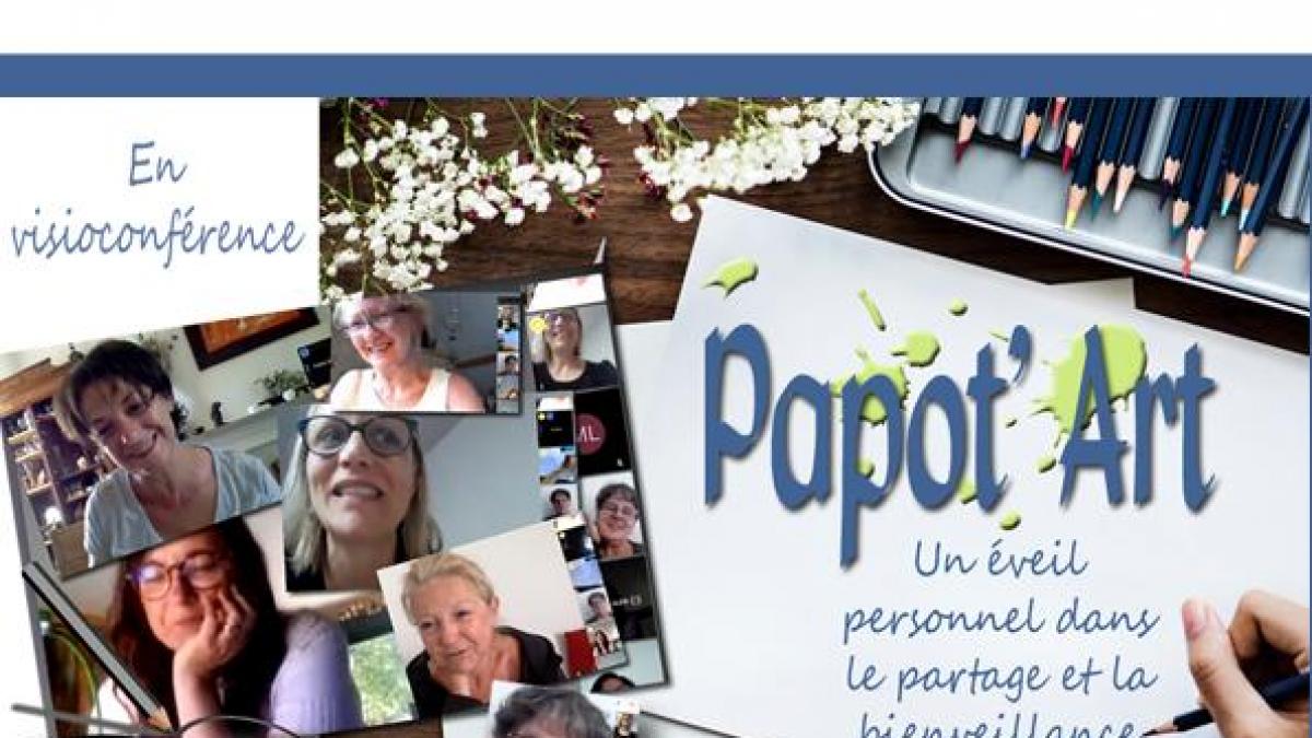 Papot art art therapie de groupe en visioconference