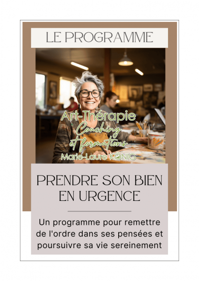 Prendre son bien en urgence programme art therapie